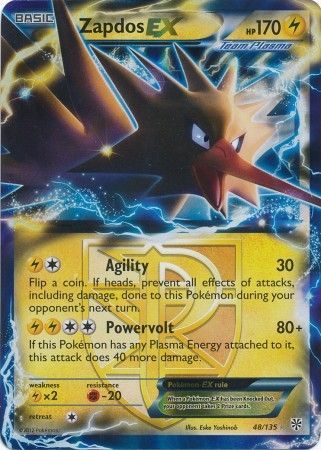 Zapdos EX - 48/135 - Ultra Rare available at 401 Games Canada