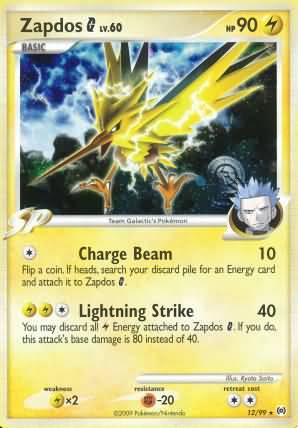 Zapdos G - 12/99 - Holo Rare available at 401 Games Canada