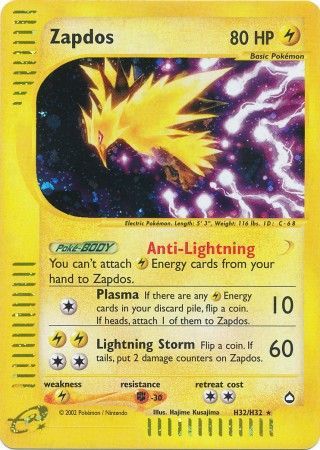 Zapdos - H32/H32 - Holo available at 401 Games Canada