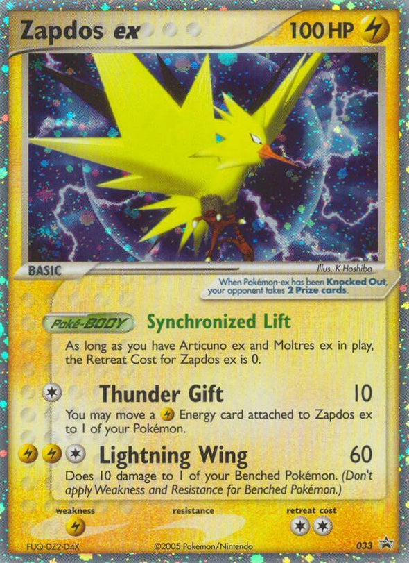 Zapdos ex - 033 - Ultra Rare available at 401 Games Canada