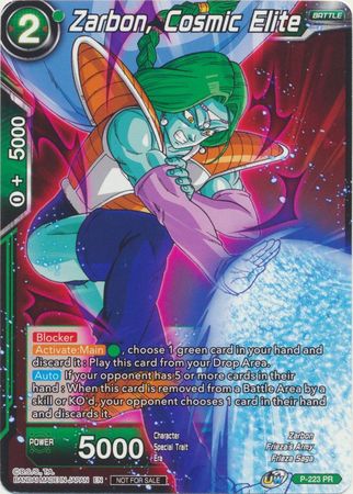 Zarbon, Cosmic Elite - P-223 - Promo available at 401 Games Canada