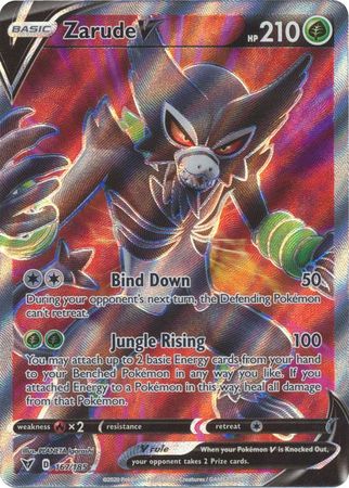 Zarude V - 167/185 - Full Art Ultra Rare available at 401 Games Canada