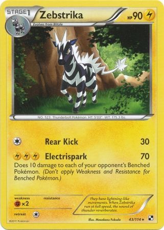 Zebstrika - 43/114 - Rare available at 401 Games Canada