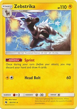 Zebstrika - 82/214 - Rare available at 401 Games Canada