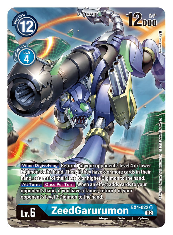 ZeedGarurumon (Alternate Art) - EX4-022 - Super Rare available at 401 Games Canada