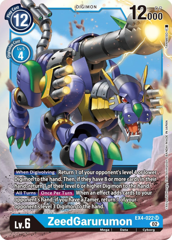 ZeedGarurumon - EX4-022 - Super Rare available at 401 Games Canada