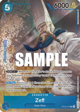 Zeff (Alternate Art) - OP03-047 - Rare available at 401 Games Canada