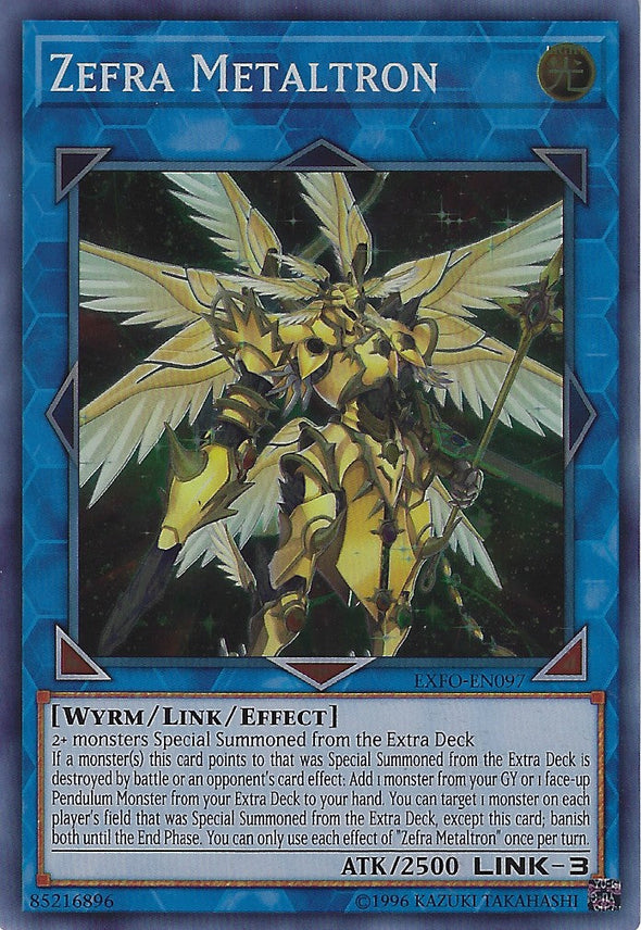 Zefra Metaltron - EXFO-EN097 - Super Rare - Unlimited available at 401 Games Canada