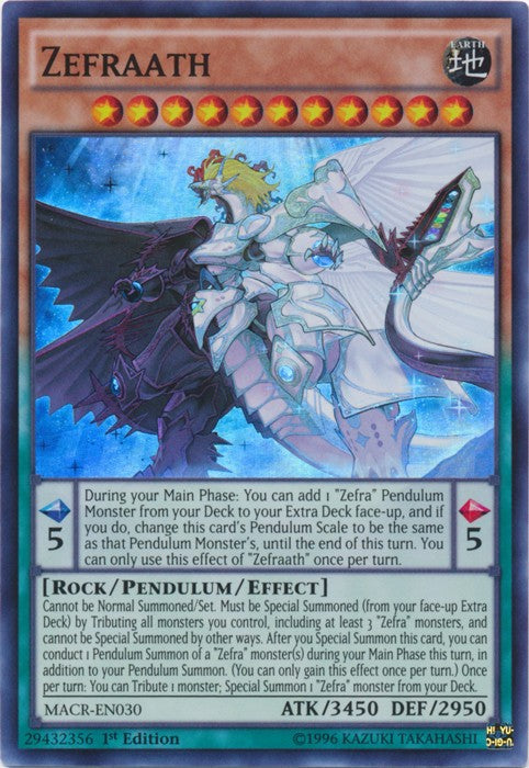 Zefraath - MACR-EN030 - Super Rare - 1st Edition available at 401 Games Canada