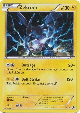 Zekrom - BW24 - Holo Promo available at 401 Games Canada