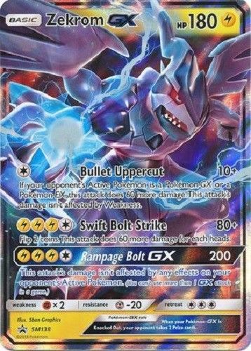 Zekrom GX - SM138 - Promo available at 401 Games Canada