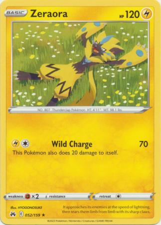 Zeraora - 052/159 - Rare available at 401 Games Canada