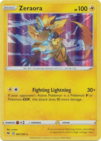 Zeraora - 061/185 - Holo Rare available at 401 Games Canada