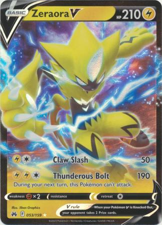 Zeraora V - 053/159 - Ultra Rare available at 401 Games Canada