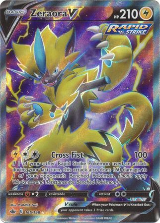 Zeraora V - 165/198 - Full Art Ultra Rare available at 401 Games Canada