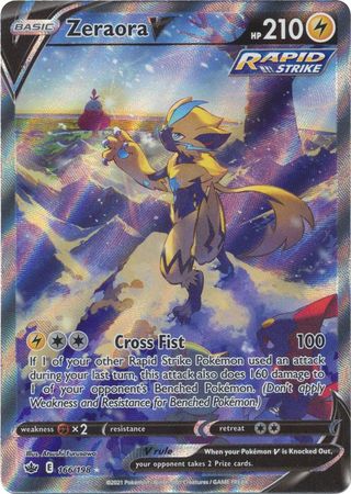 Zeraora V - 166/198 - Alternate Art Ultra Rare available at 401 Games Canada