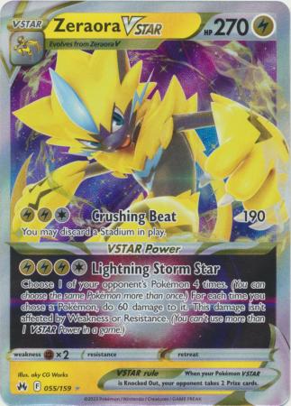 Zeraora VSTAR - 055/159 - Ultra Rare available at 401 Games Canada