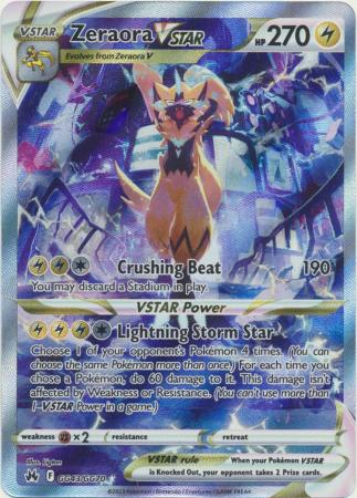 Zeraora VSTAR - GG43/GG70 - Ultra Rare available at 401 Games Canada