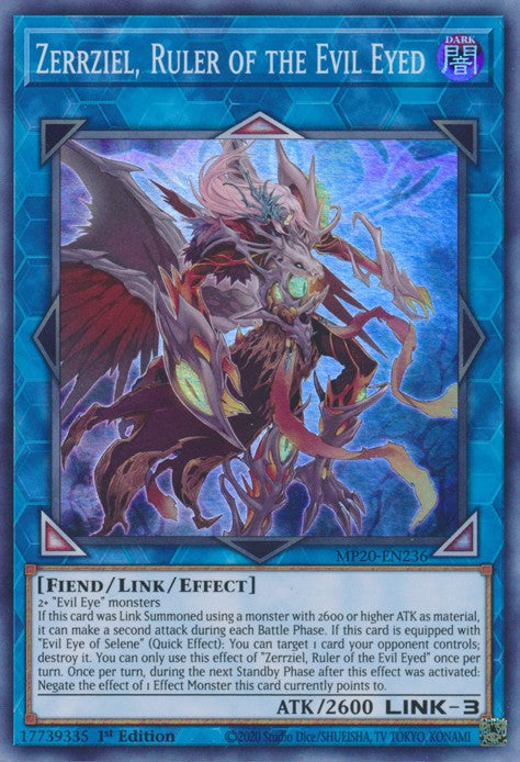 Zerrziel, Ruler of the Evil Eyed - MP20-EN236 - Super Rare - 1st Edition available at 401 Games Canada