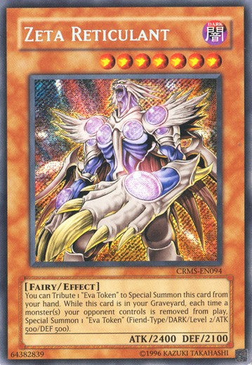 Zeta Reticulant - CRMS-EN094 - Secret Rare - Unlimited available at 401 Games Canada