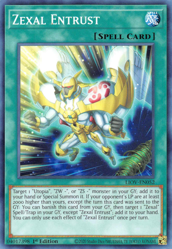 Zexal Entrust - LIOV-EN052 - Common - 1st Edition available at 401 Games Canada