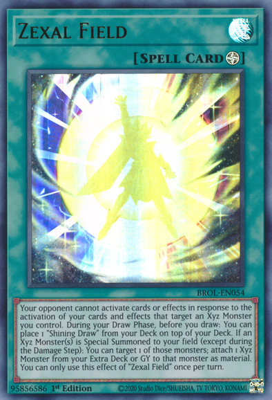 Zexal Field - BROL-EN054 - Ultra Rare - 1st Edition available at 401 Games Canada