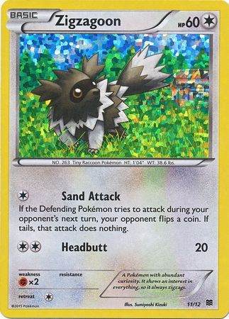 Zigzagoon - 11/12 - McDonald's Holo - Promo available at 401 Games Canada