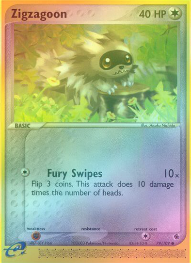 Zigzagoon - 79/109 - Common - Reverse Holo available at 401 Games Canada