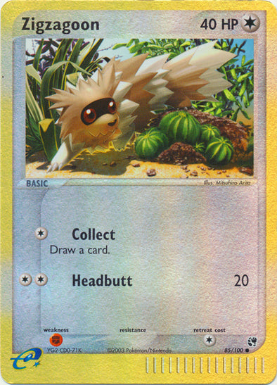 Zigzagoon - 85/100 - Common - Reverse Holo available at 401 Games Canada