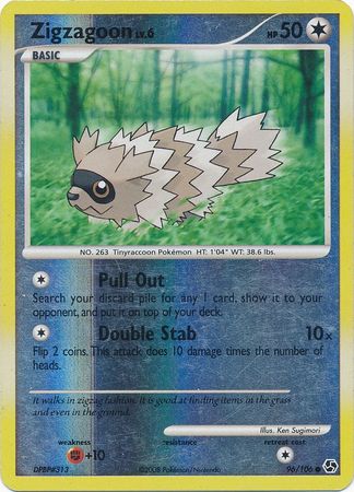 Zigzagoon - 96/106 - Common - Reverse Holo available at 401 Games Canada