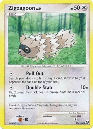 Zigzagoon - 96/106 - Common available at 401 Games Canada