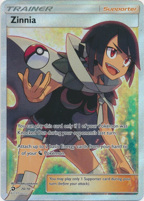 Zinnia - 70/70 - Full Art Ultra Rare available at 401 Games Canada