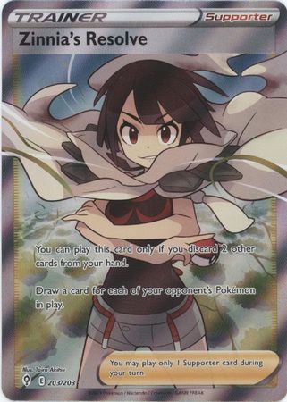 Zinnia's Resolve - 203/203 - Full Art Ultra Rare available at 401 Games Canada