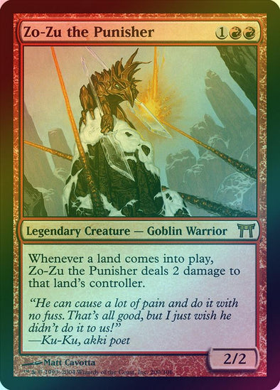 401 Games Canada - Zo-Zu the Punisher (Foil) (CHK) 401 Games Canada - Zo-Zu the Punisher (Foil) (CHK)