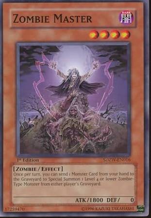 Zombie Master - SDZW-EN016 - Common - 1st Edition available at 401 Games Canada