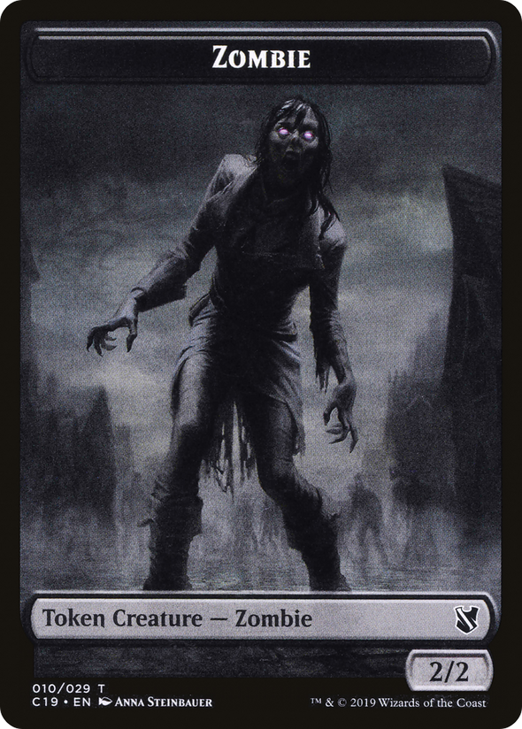 Zombie (011) // Zombie (010) Token (TC19)