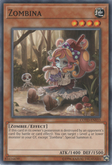 Zombina - COTD-EN033 - Common - Unlimited available at 401 Games Canada