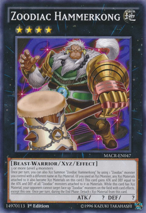 Zoodiac Hammerkong - MACR-EN047 - Common - 1st Edition available at 401 Games Canada