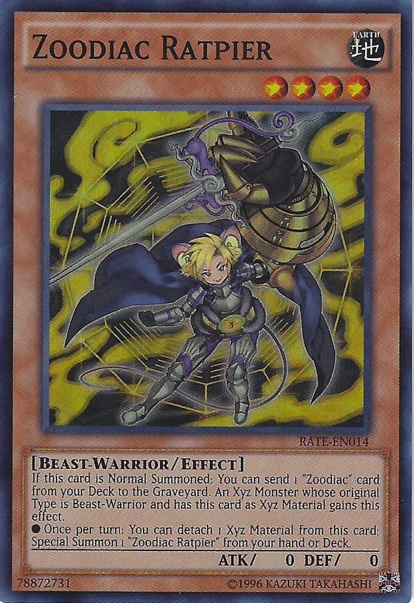 Zoodiac Ratpier - RATE-EN014 - Super Rare - Unlimited available at 401 Games Canada