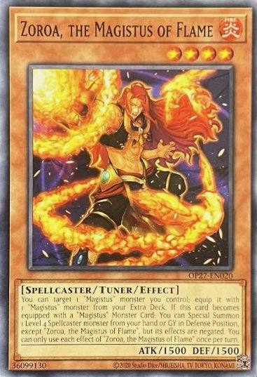 Zoroa, the Magistus of Flame - OP27-EN020 - Common - Unlimited