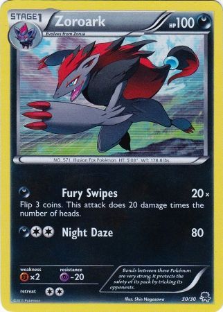 Zoroark - 30/30 - Holo available at 401 Games Canada