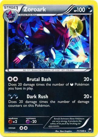 Zoroark - 71/108 - Rare available at 401 Games Canada