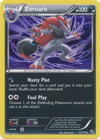 Zoroark - 71/114 - Holo Rare available at 401 Games Canada