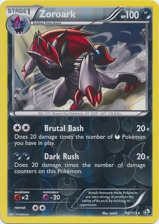 Zoroark - 90/113 - Holo Rare - Reverse Holo available at 401 Games Canada