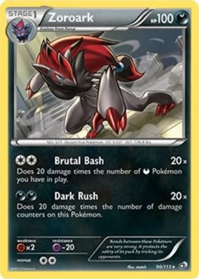 Zoroark - 90/113 - Rare - Theme Deck Exclusive available at 401 Games Canada