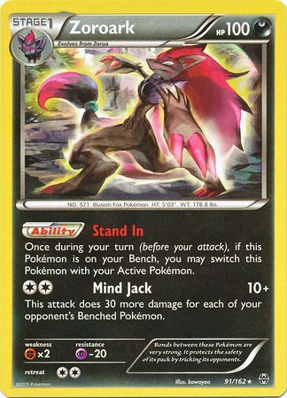 Zoroark - 91/162 - Rare - Theme Deck Exclusive available at 401 Games Canada