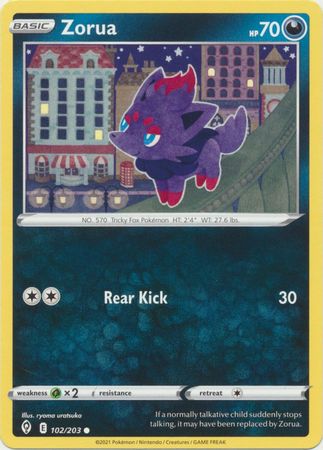 Zorua - 102/203 - Common available at 401 Games Canada