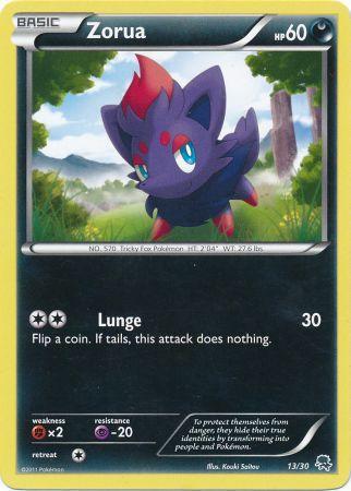 Zorua - 13/30 - Common available at 401 Games Canada