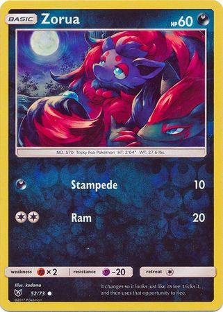 Zorua - 52/73 - Common - Reverse Holo available at 401 Games Canada