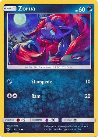 Zorua - 52/73 - Common available at 401 Games Canada